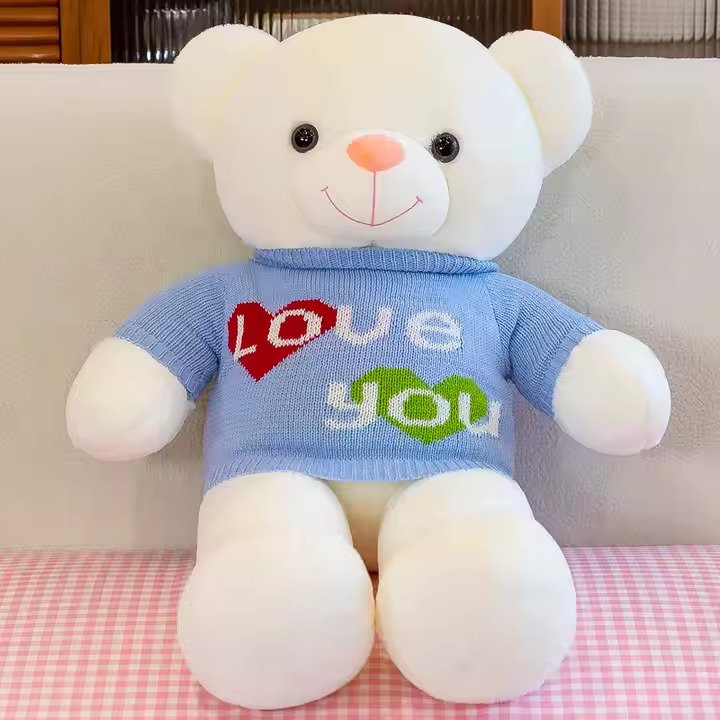 4.5 feet Premium White Teddy bear