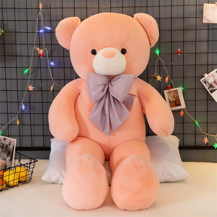 5 feet Giant Elite Peach Teddy bear