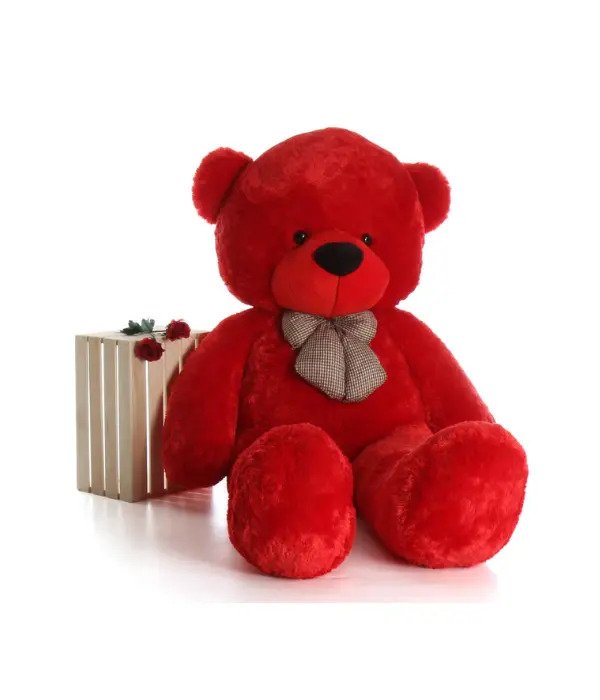 6 feet Premium Red Teddy Bear - Image 3